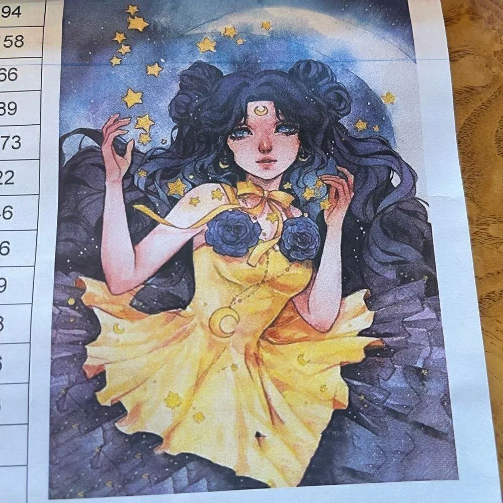 GIRL IN Yellow Dress Diamond Painting!